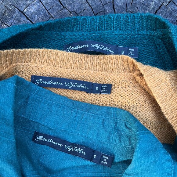 Gudrun Sjödén Green Cotton/Linen Dress (S) - Picture 4 of 4